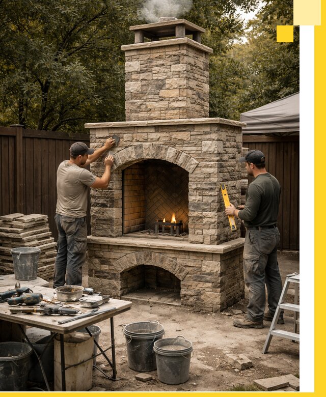 Проектирование и установка уличных каминов в Старой Руссе