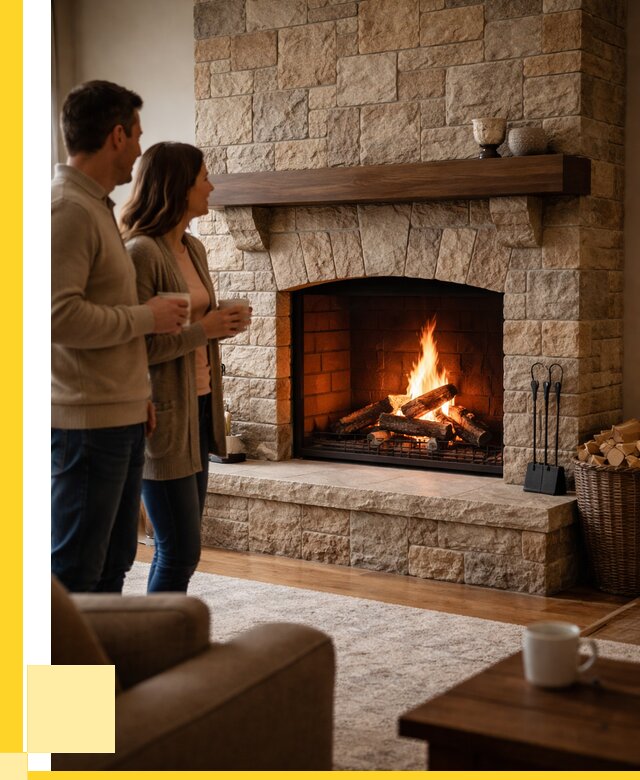 Каменные камины на заказ в Старой Руссе от 183420 р. | ЭриданСрс