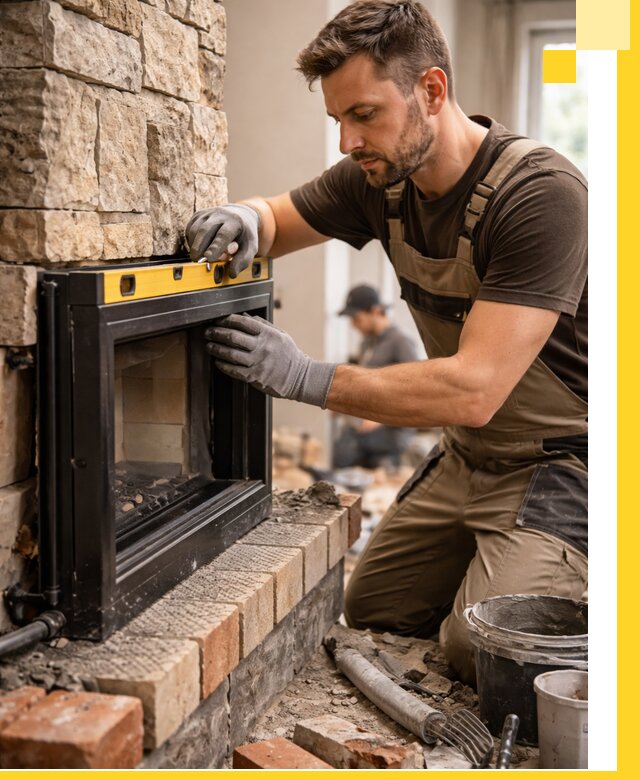 Дровяные камины под ключ в Старой Руссе: монтаж, обустройство