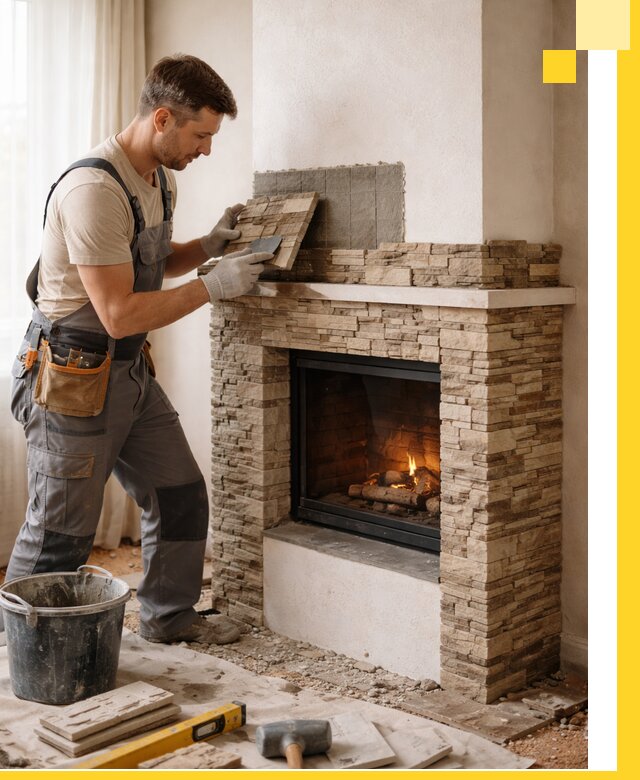 Изготовление и монтаж каминов для дома под ключ в Старой Руссе