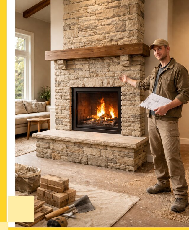 Камины под ключ в Старой Руссе от 183420 р. | ЭриданСрс — установка