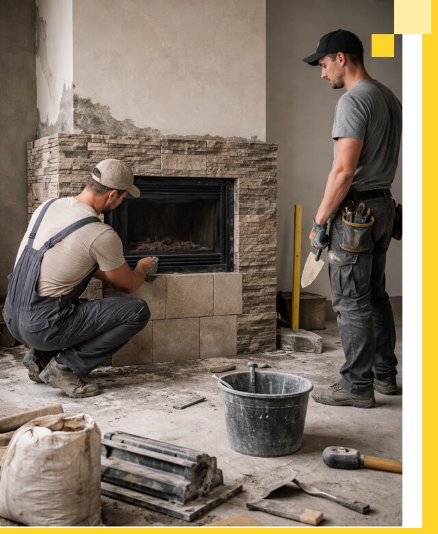 Камины под ключ в Старой Руссе: проект, изготовление и монтаж