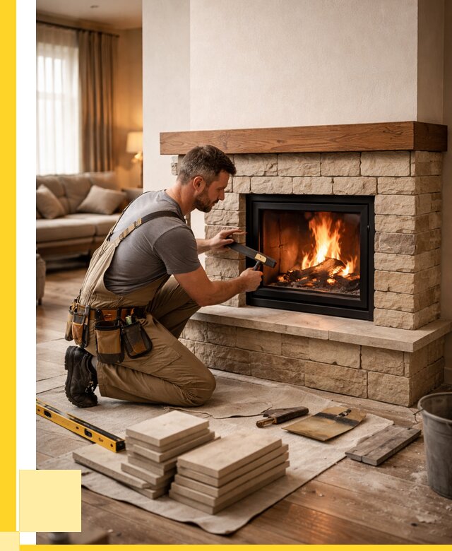 Строительство каминов в Старой Руссе от 152850 р., ЭриданСрс - под ключ