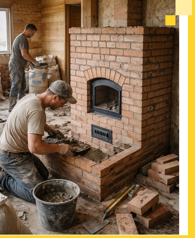 Профессиональное строительство печей в Старой Руссе под ключ