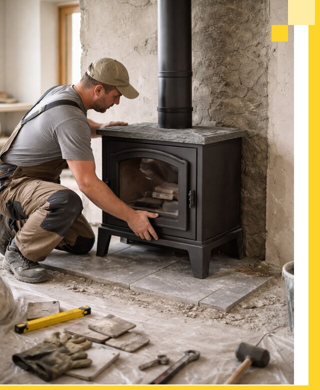 Профессиональный монтаж печей и каминов в Старой Руссе под ключ