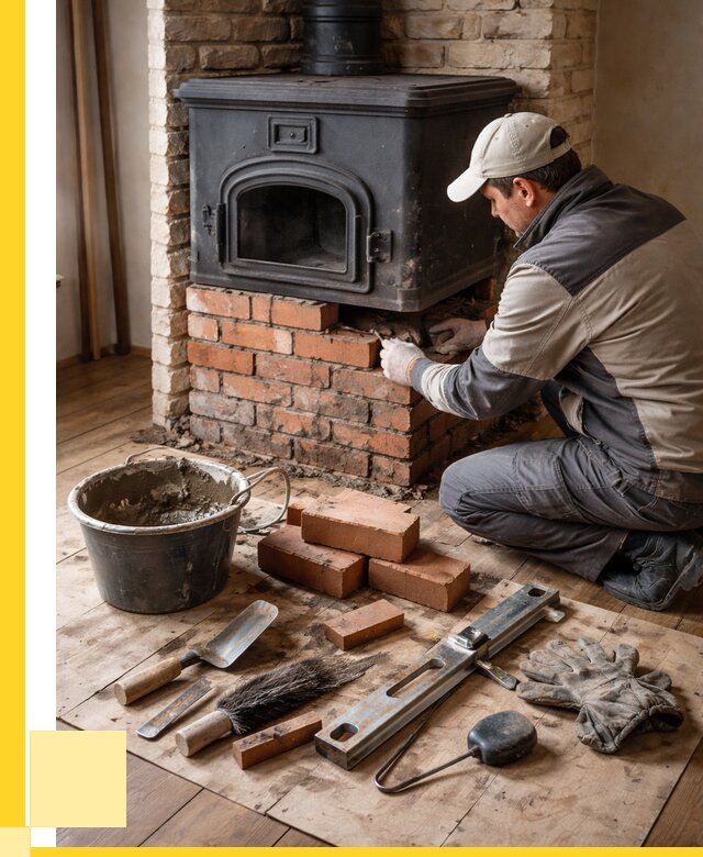 Ремонт печей в Старой Руссе от 12228 р., услуги печника ЭриданСрс