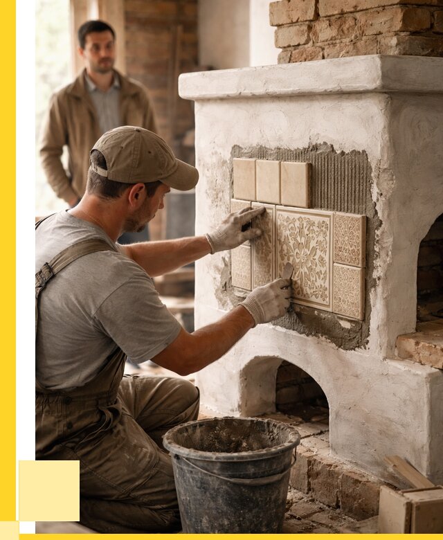 Отделка печей и банных печей в Старой Руссе от 35665 р. | ЭриданСрс