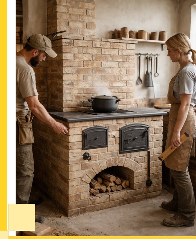 Варочно отопительные печи в Старой Руссе от 91710 р. | ЭриданСрс