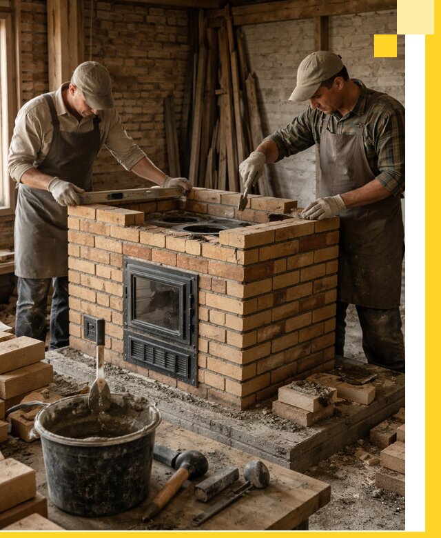 Изготовление и установка варочных печей под ключ в Старой Руссе