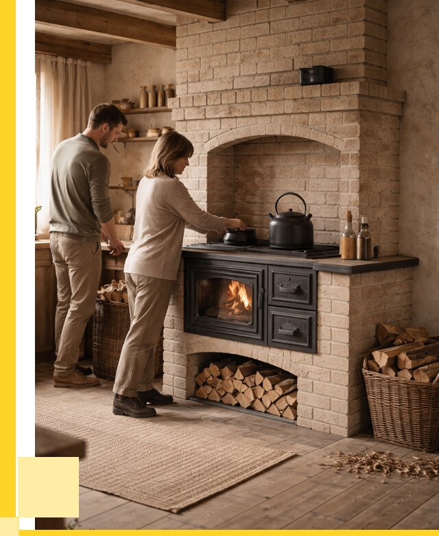 Печи с плитой в Старой Руссе от 45855 р. | ЭриданСрс — кирпичная печь