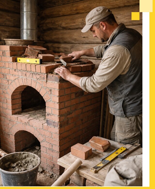 Изготовление и установка русских печей в Старой Руссе под ключ