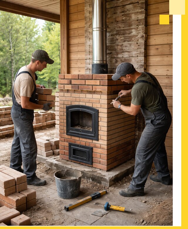 Производство и установка дачных печей под ключ в Старой Руссе