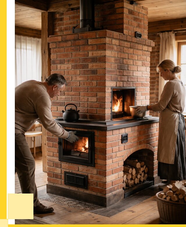 Печи для загородного дома под ключ в Старой Руссе от 81520 р. | ЭриданСрс