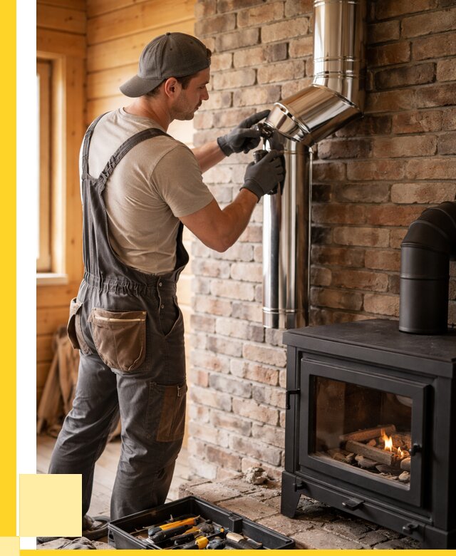 Монтаж дымоходов для печей в Старой Руссе от 7643 р. | ЭриданСрс