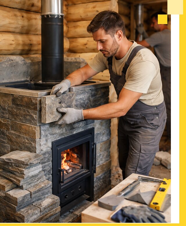 Печи для бани под ключ в Старой Руссе: изготовление и монтаж