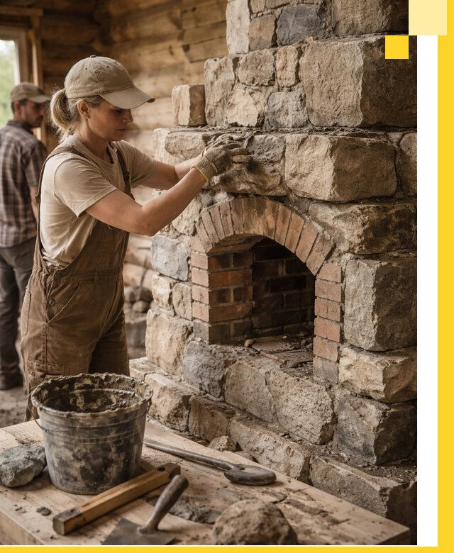 Каменные печи на заказ и монтаж в Старой Руссе, долговечные решения