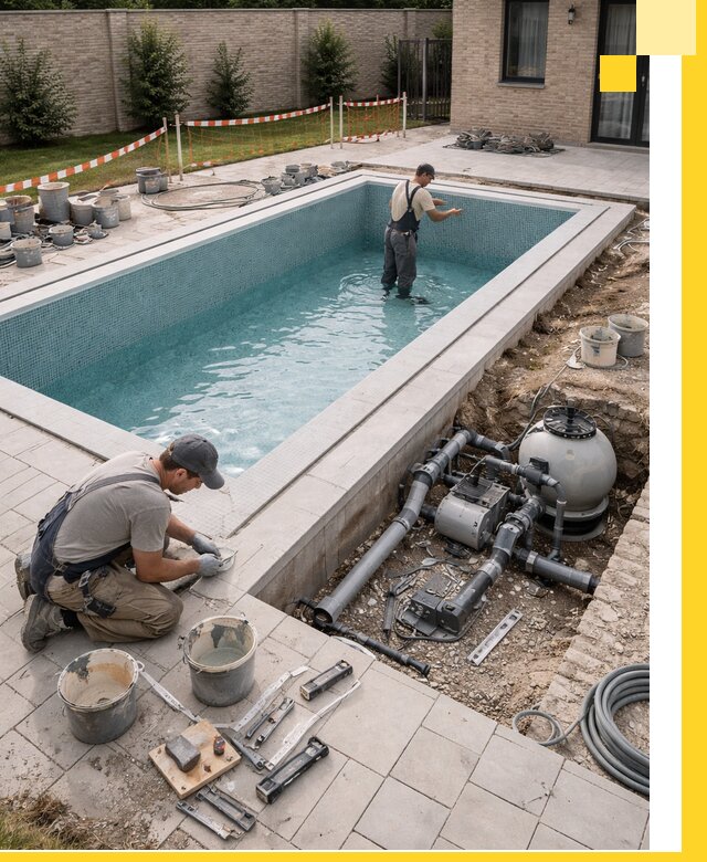 Строительство бассейнов под ключ в Старой Руссе: проекты и монтаж