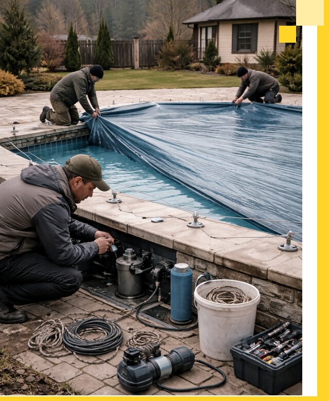 Консервация бассейнов в Старой Руссе: подготовка к длительному хранению