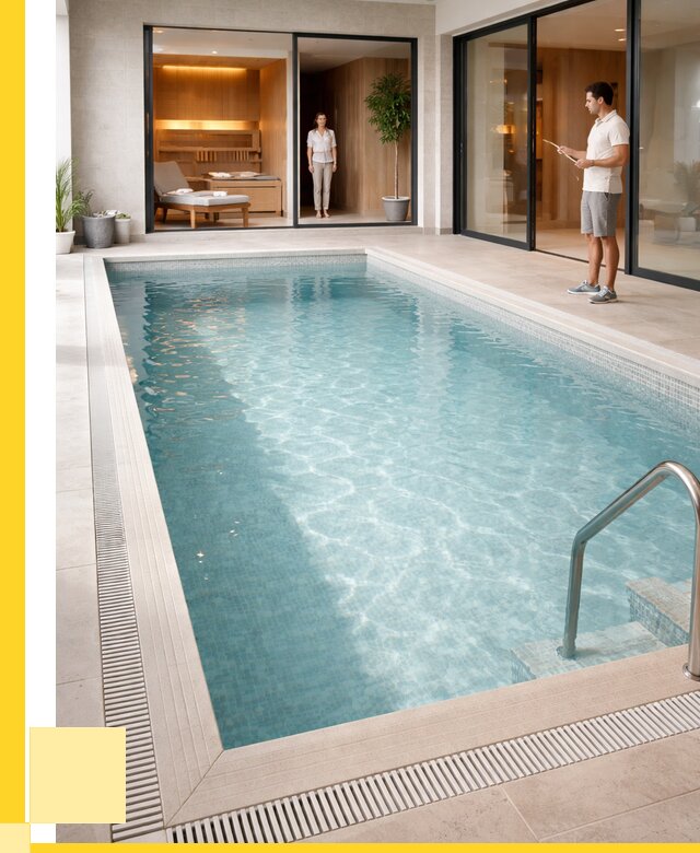 Отделка бассейна пленкой ПВХ в Старой Руссе от 3567 р. - ЭриданСрс