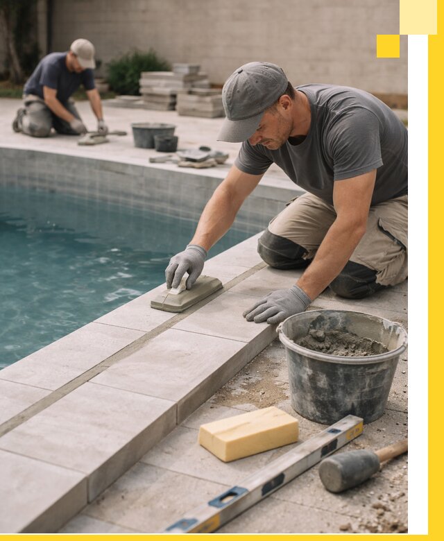 Отделка бассейнов в Старой Руссе: декоративная отделка и гидроизоляция