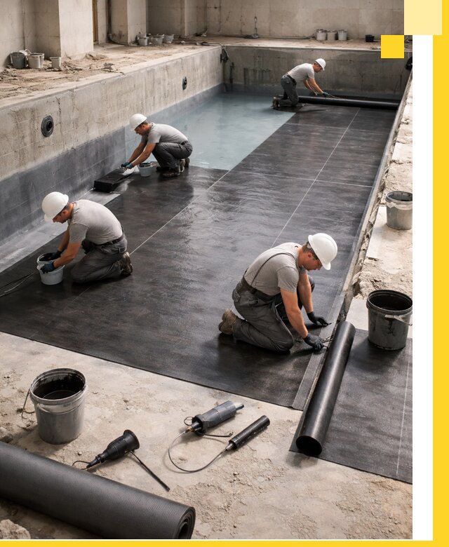 Профессиональная гидроизоляция бассейнов и чаш в Старой Руссе под ключ