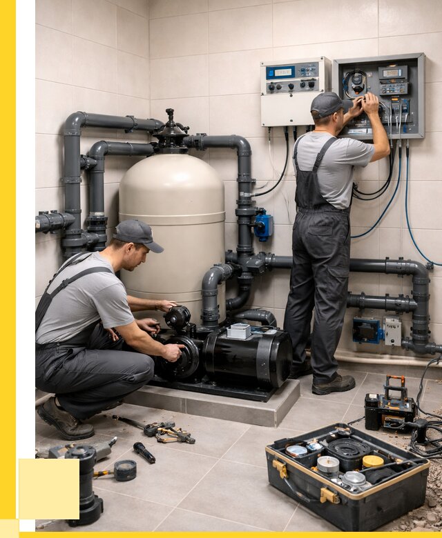 Монтаж оборудования для бассейнов в Старой Руссе от 40760 р. | ЭриданСрс