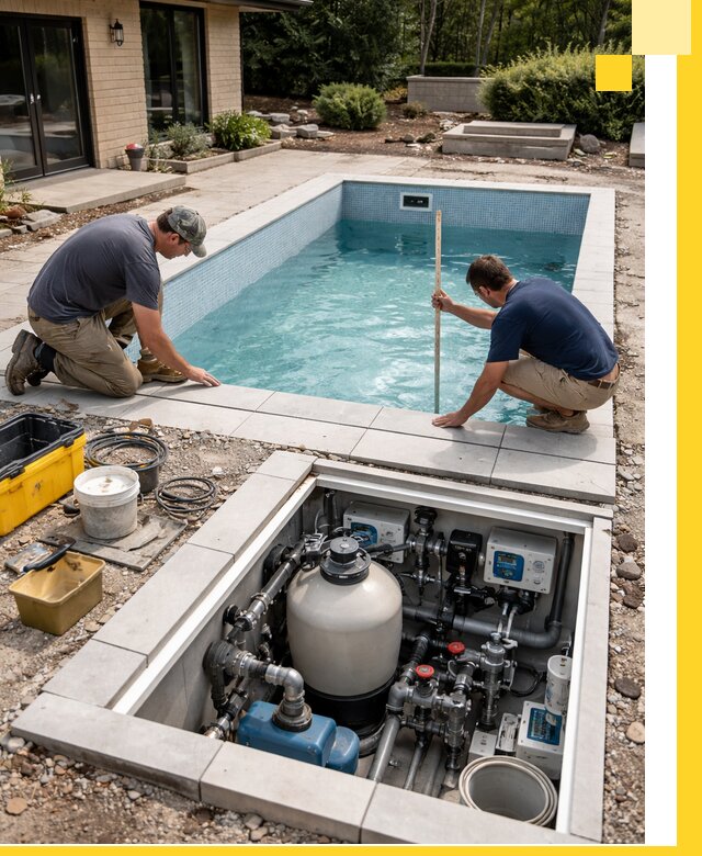 Строительство качественных домашних бассейнов под ключ в Старой Руссе