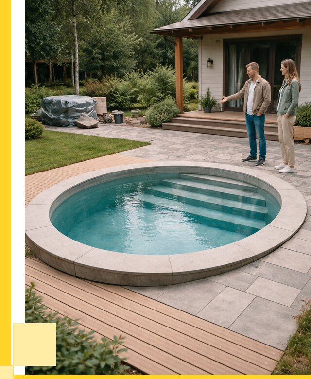 Бассейн на даче под ключ в Старой Руссе от 203800 р., ЭриданСрс