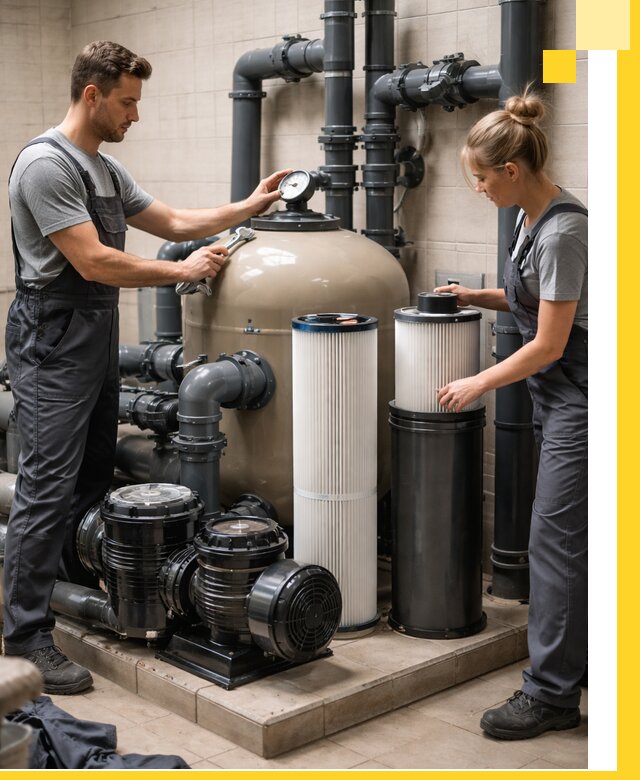 Фильтры и системы фильтрации для бассейнов в Старой Руссе