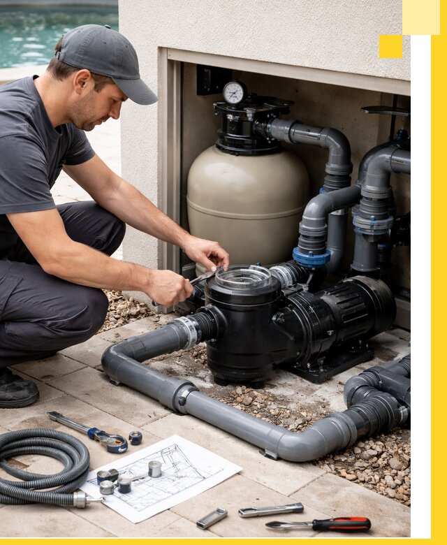 Поставка, монтаж и сервис насосов для бассейнов в Старой Руссе