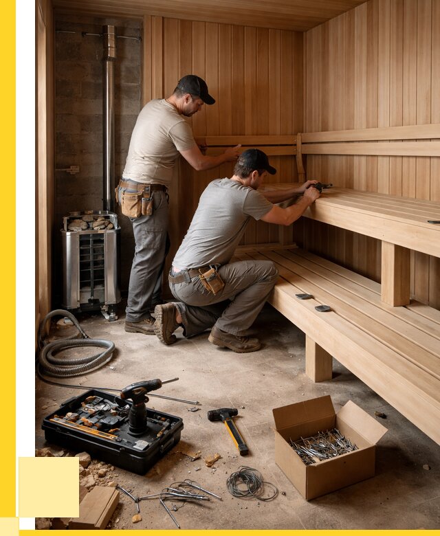 Монтаж саун под ключ в Старой Руссе от 122280 р. | ЭриданСрс