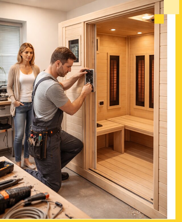 Инфракрасные сауны под ключ в Старой Руссе продажа и установка