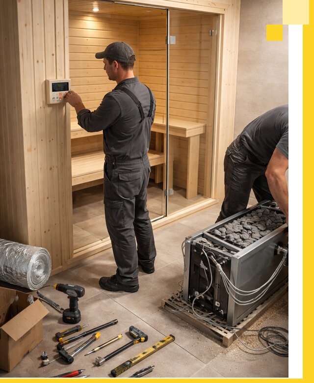 Поставка, установка и монтаж электрических саун в Старой Руссе