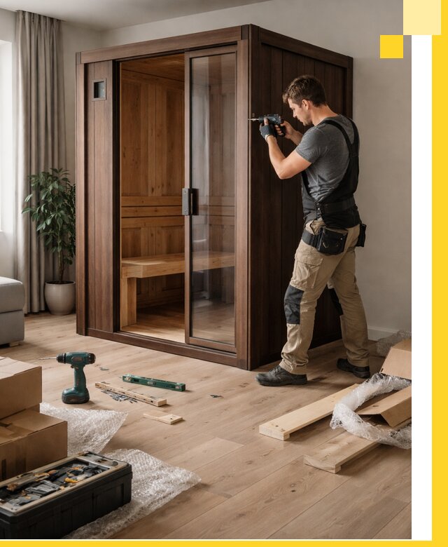 Установка и производство мини саун под ключ в Старой Руссе