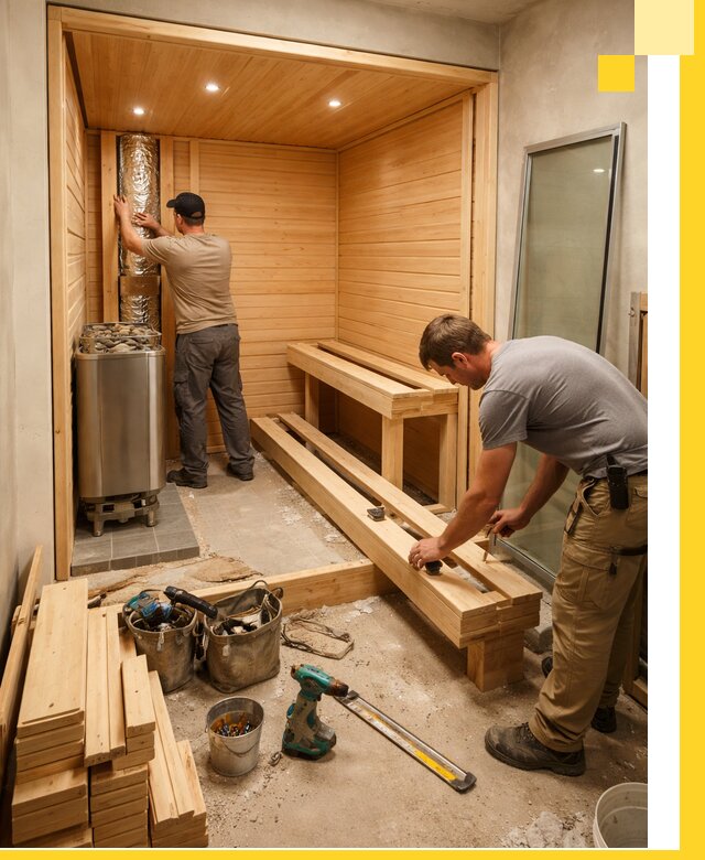 Проектирование и установка домашних саун под ключ в Старой Руссе