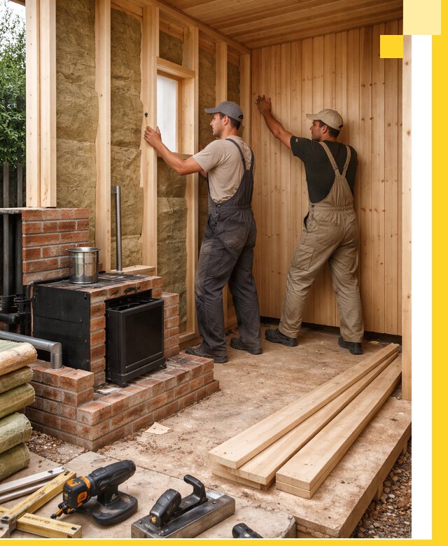 Строительство и установка дачных саун под ключ в Старой Руссе