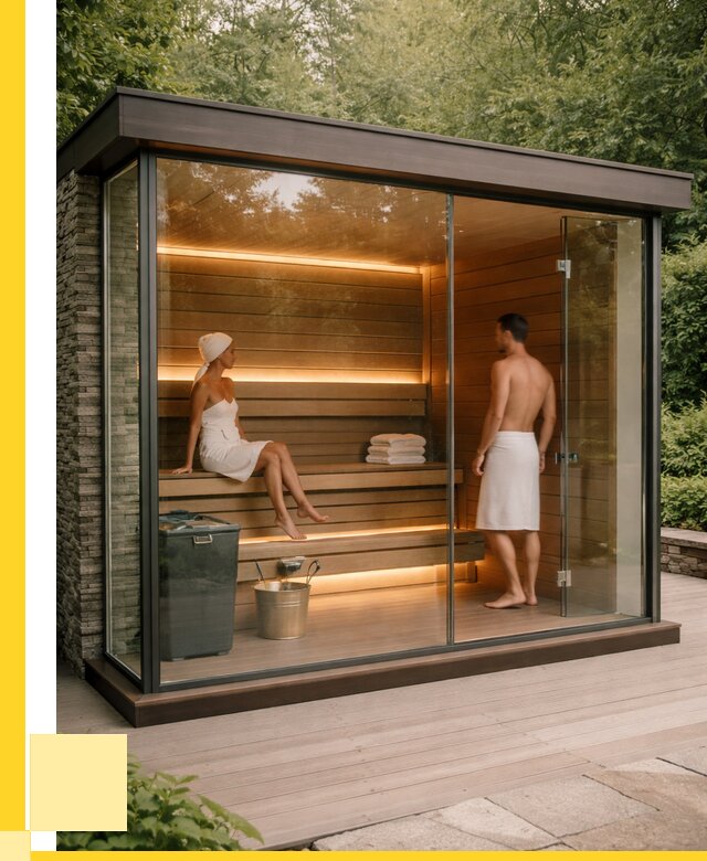 Сауна стеклянная и двери для сауны в Старой Руссе от 254750 р. | ЭриданСрс