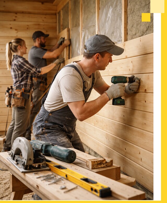 Обшивка бань под ключ в Старой Руссе: отделка стен и потолков