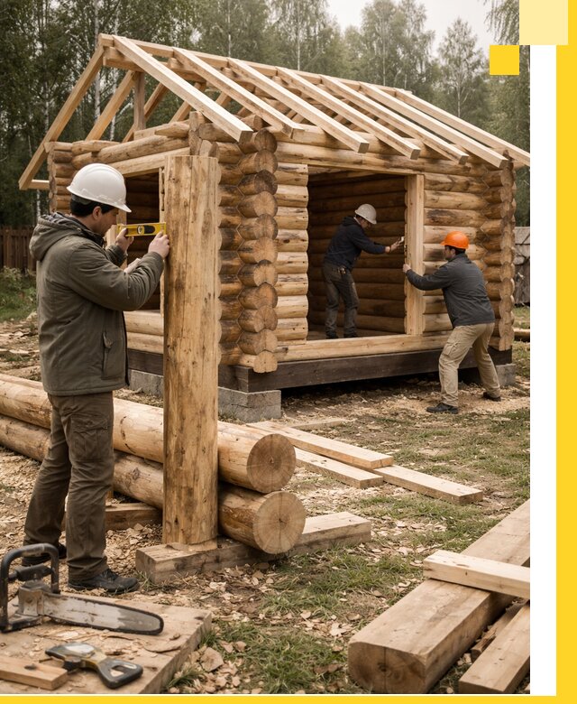 Строительство бань для дачи под ключ в Старой Руссе с доставкой и монтажом