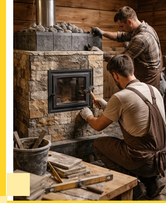 Облицовка банной печи в Старой Руссе от 15285 р. | ЭриданСрс