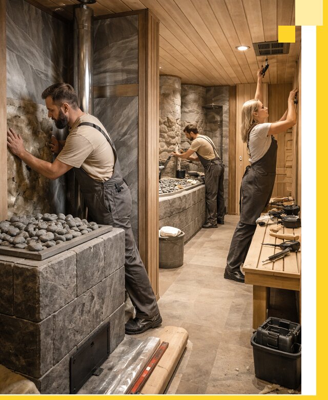 Строительство бань и SPA процедур в Старой Руссе под ключ и отделкой