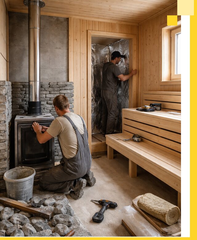 Строительство и изготовление бань под ключ в Старой Руссе