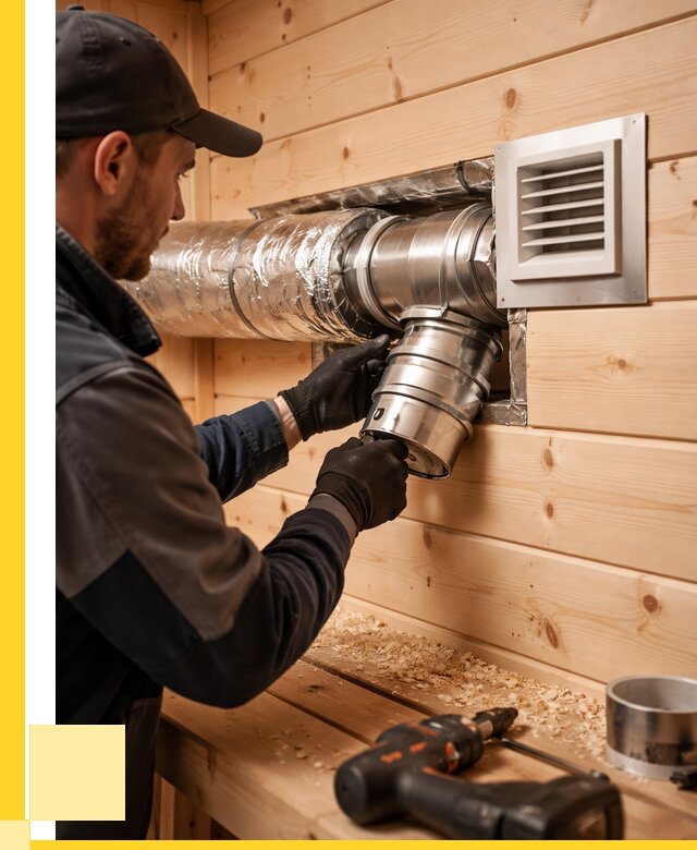 Монтаж вентиляции бани в Старой Руссе от 12228 р. | ЭриданСрс