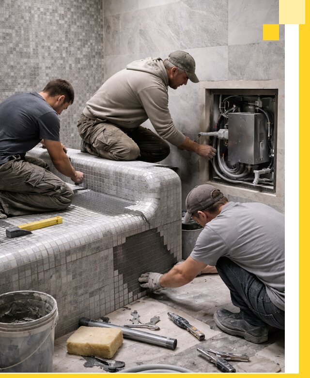 Проекты хамамов под ключ в Старой Руссе и дизайн и строительство