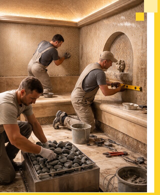 Проектирование и строительство хамама и сауны в Старой Руссе