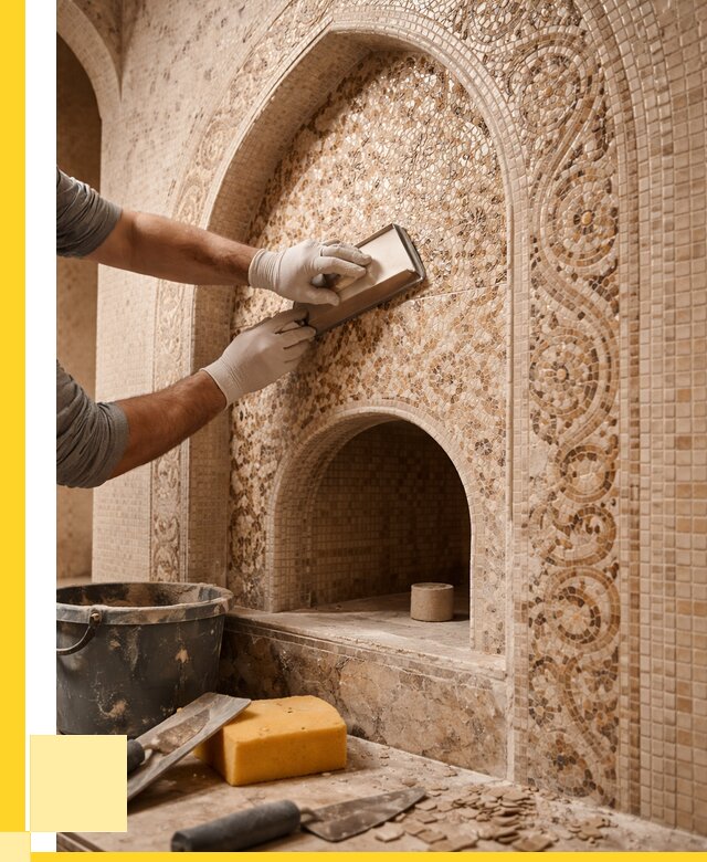 Мозаика для хамама в Старой Руссе под ключ от 5095 р. | ЭриданСрс