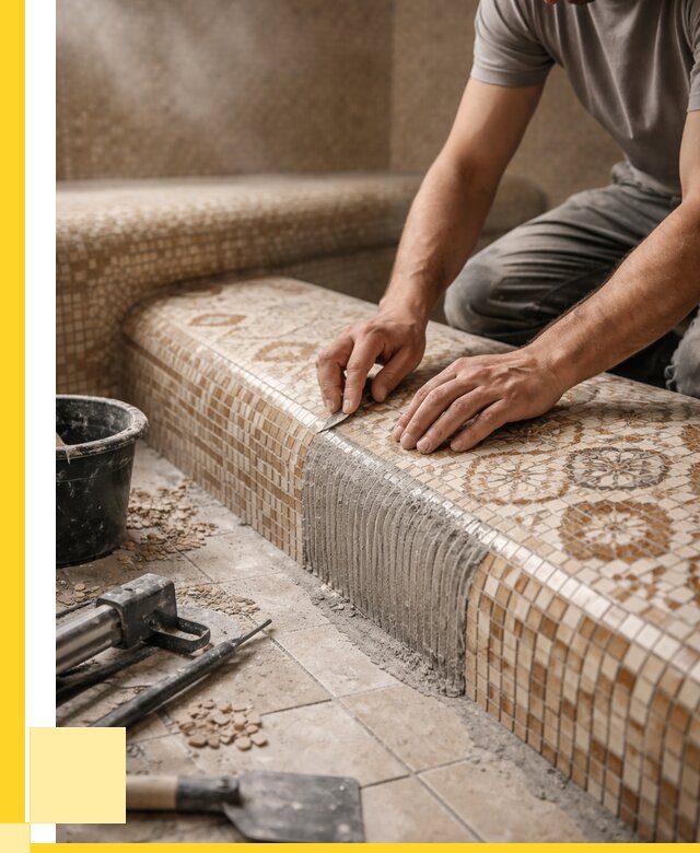 Плитка для хамама под ключ в Старой Руссе от 3567 р. | ЭриданСрс